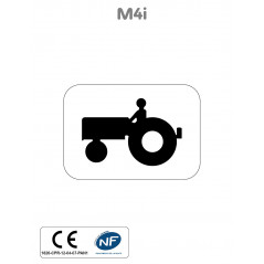 Panonceau Véhicule Agricole à Moteur M4i