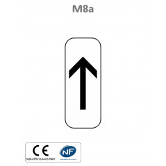 Panonceau Début de Section de Stationnement M8a