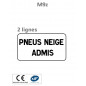 Panonceau Indications Diverses M9z 2 Lignes