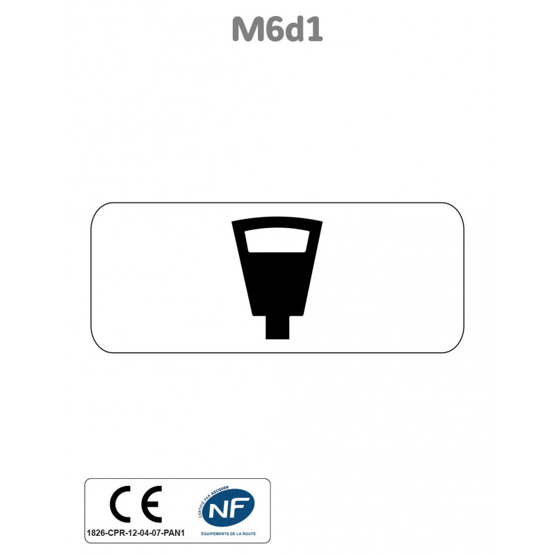 Panonceau Stationnement Payant M6d1