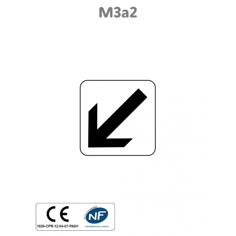 Panonceau de Position ou Directionnel M3a2
