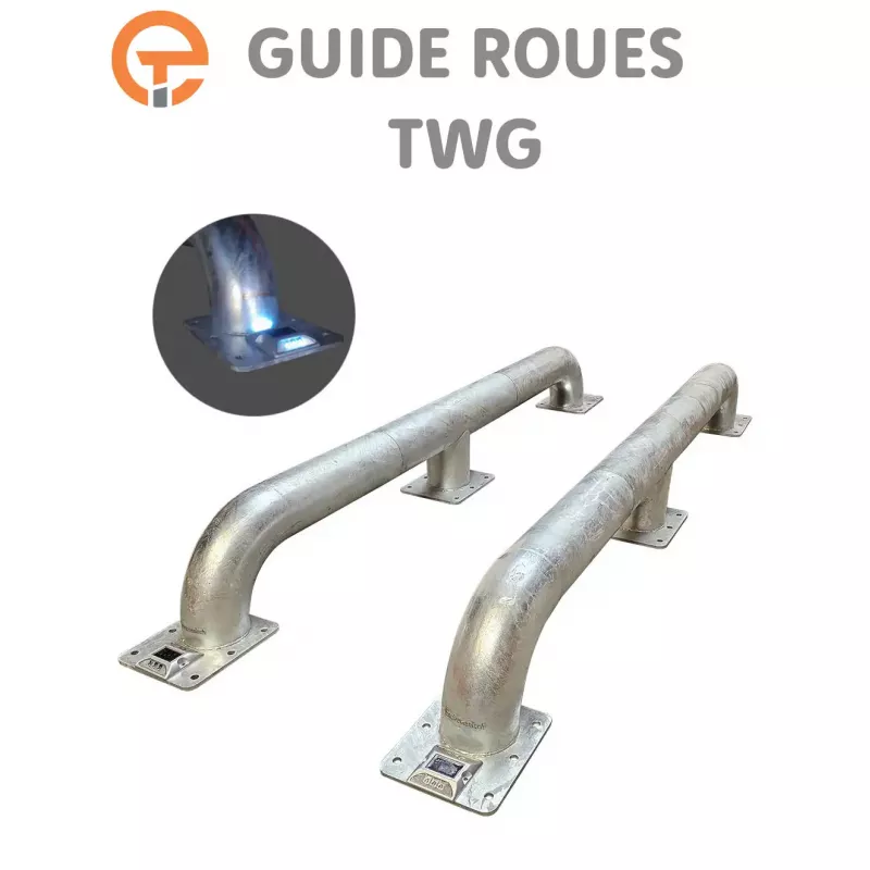 Guide roues de quai TWG D.159 mm à LED