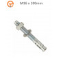 Goujon d'ancrage M16 x 100 mm