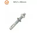 Goujon d'ancrage M12 x 80 mm
