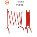 Barrière de Chantier extensible