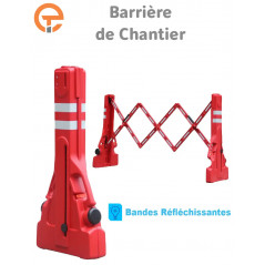 Barrière plastique extensible à lester
