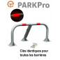 Barrière de parking PARKPro serrure clés identiques