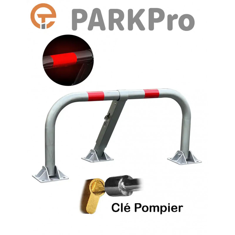 Barrière de parking PARKPro serrure clé pompier