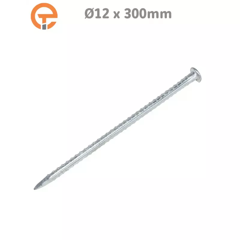 Spike de fixation spécial enrobé 12 x 300 mm