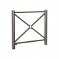 Barrière de trottoir Croix St André 1072 mm et 1572 mm