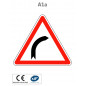 Panneau A1a Virage à droite