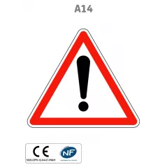 Panneau A14 Autres dangers