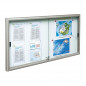 Vitrine intérieure portes coulissantes 8 à 30 feuilles A4