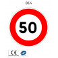 Panneau B14 Limitation de vitesse
