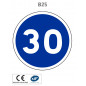 Panneau B25 Vitesse minimale obligatoire