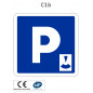 Panneau C1b Parking gratuit à durée limitée avec contrôle par disque