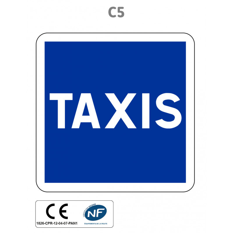 Panneau C5 Station de taxis