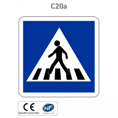 Panneau C20a Passage pour piétons