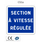 Panneau C51a Section à vitesse régulée