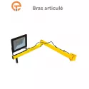 Bras articulé projecteur de quai