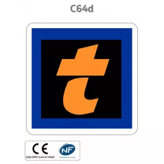 Panneau C64d Paiement par abonnement Télépéage
