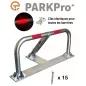 Bloc parking PARKPro+ spécial enrobé serrure clés identiques