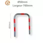 Arceau de protection largeur 700 mm