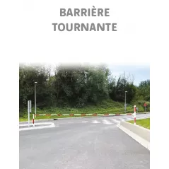 Barrière tournante longueur réglable de 6,05 à 10 mètres
