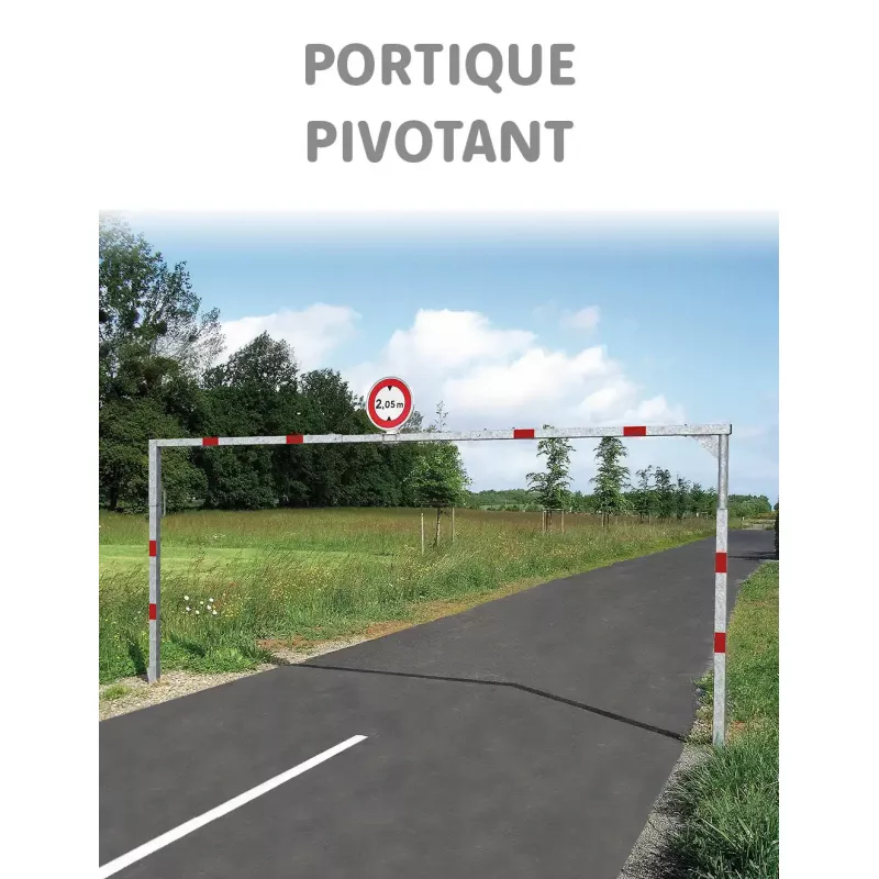 Portique pivotant hauteur 2,20 mètres
