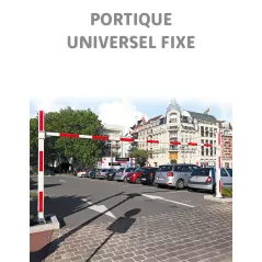 Portique universel de parking largeur réglable