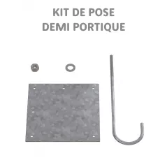 Kit de pose demi portiques tournants