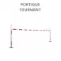 Portique tournant hauteur et largeur réglable