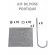Kits de pose portiques tournants