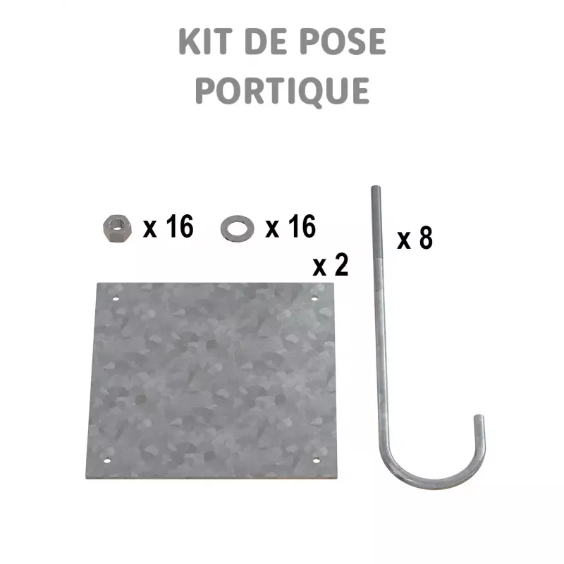 Kits de pose portiques tournants