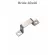 Brides de fixation pour poteau 40 x 40 mm