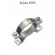 Brides de fixation pour poteau D. 76 mm