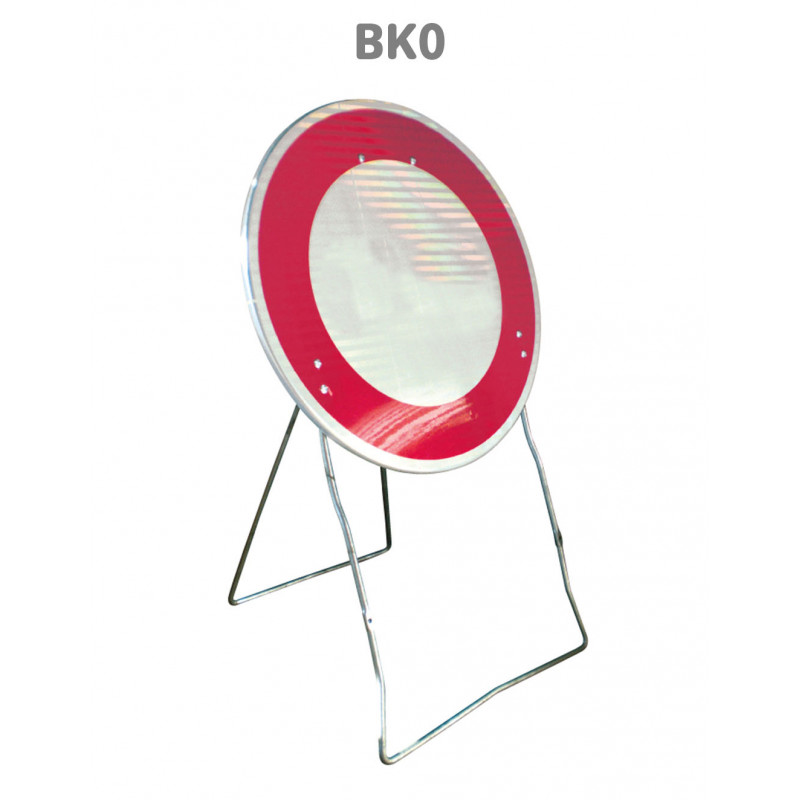Panneau Temporaire Mobile BK0 Circulation interdite