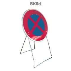 Panneau Temporaire Mobile BK6d Arrêt et stationnement interdits