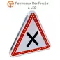 Panneaux d'Intersection et de Priorité renforcés à LED Type AB