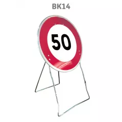 Panneau Temporaire Mobile BK14 Limitation de vitesse