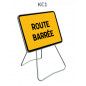 Panneau Temporaire KC1 Route barrée