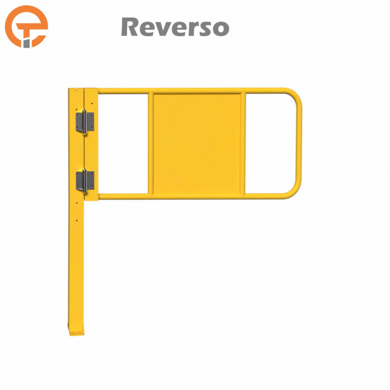 Portillon sécurité piétons REVERSO® sur poteau