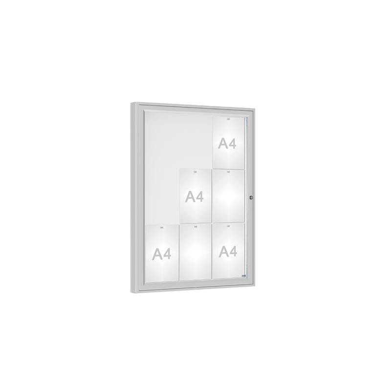 Vitrine extérieure porte battante 9 à 16 feuilles A4