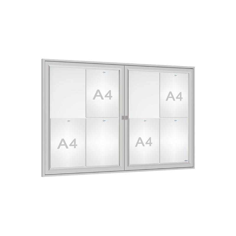 Vitrine extérieure portes battantes 8 à 30 feuilles A4