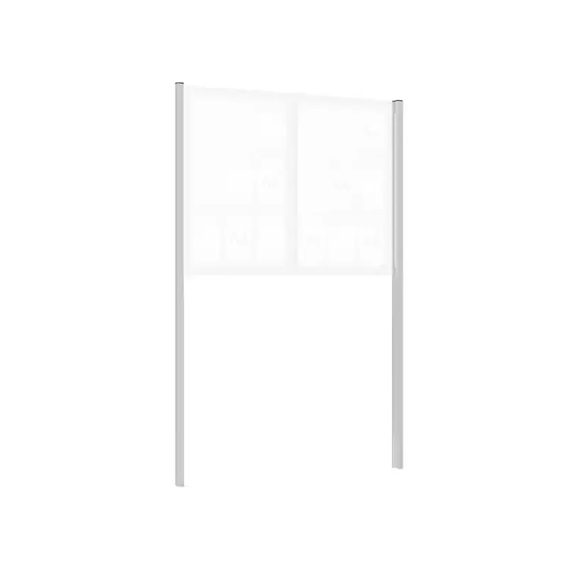 Poteaux 60 x 40 mm pour vitrines 2 à 9 feuilles A4