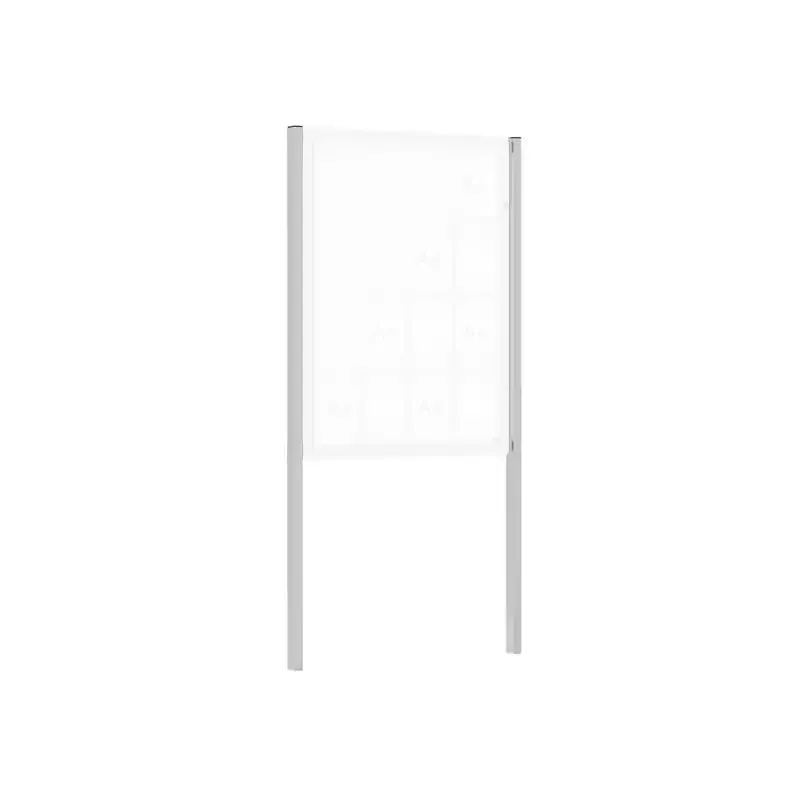 Poteaux 60 x 40 mm pour vitrines 4 à 16 feuilles A4