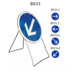 Panneau Temporaire Mobile Flèche pivotante BK21