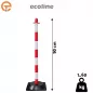 Poteau de balisage ecoLine lesté 1,60 kg