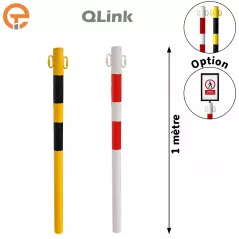 Poteau de balisage métal QLink à sceller