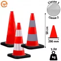 Cône de signalisation chantier K5A 50 cm lesté